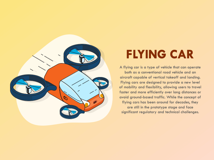 Flying Car PPT Slide 1