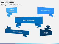 Folded Paper PPT Slide 1