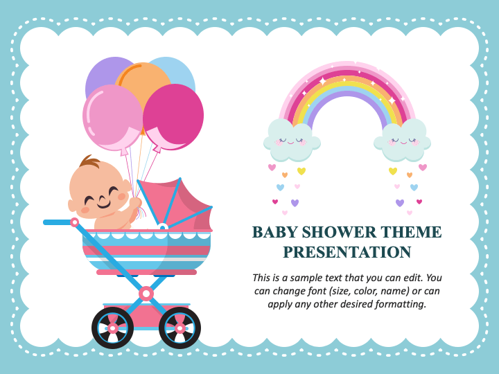 Baby Shower Theme PPT Slide 1