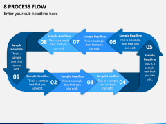 8 Process Flow PPT Slide 1