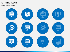 E-Filing Icons PPT Slide 2