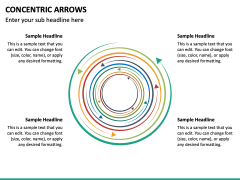 Concentric Arrows PPT Slide 3