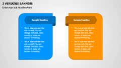 2 Versatile Banners PPT Slide 1