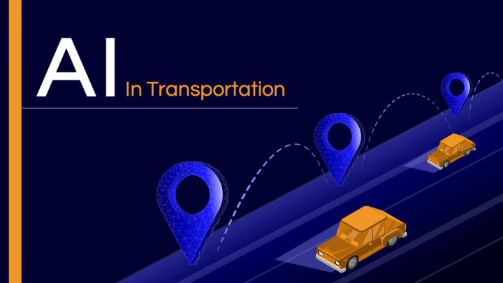 AI in Transportation PPT Slide 1