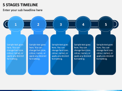 5 Stages Timeline PPT Slide 1