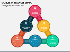 6 Circle in Triangle Shape PPT Slide 2