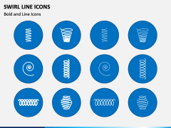 Swirl Line Icons PPT Slide 2