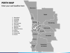 Perth Map PPT Slide 2