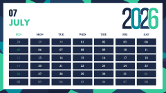 Creative 2026 Calendar PPT Slide 8