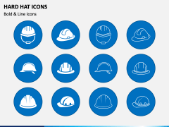 Hard Hat Icons PPT Slide 2