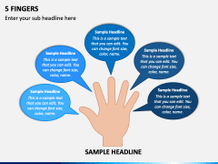 5 Fingers PPT Slide 1