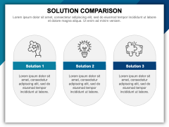 Solution Comparison PowerPoint and Google Slides Template - PPT Slides