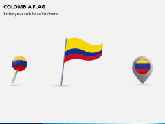 Colombia Flag PPT Slide 1