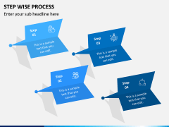Step Wise Process PPT Slide 1