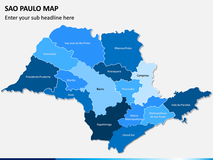 Sao Paulo Map Powerpoint Sketchbubble