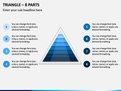 Triangle – 8 Parts PPT Slide 1