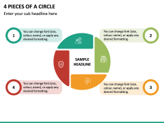 4 Pieces of a Circle PPT Slide 2