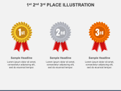 1st 2nd 3rd Place Illustration for PowerPoint and Google Slides - PPT ...