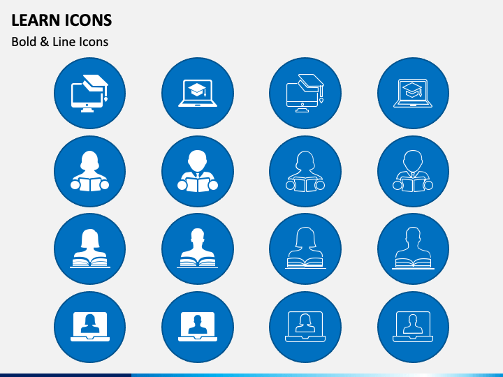 Learn Icons PPT Slide 1