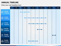 Annual Timeline PPT Slide 2