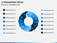 14 Overlapping Circles PPT Slide 1