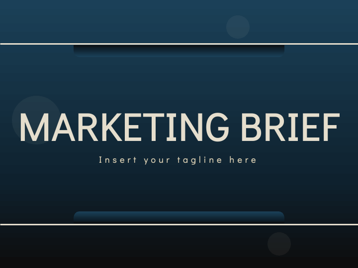 Marketing Brief PPT Slide 1