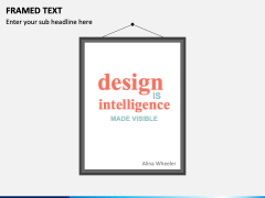 Framed Text PowerPoint Template - PPT Slides