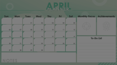 April Planner Animated Presentation - SketchBubble