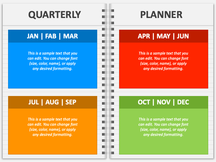 Quarterly Planner PPT Slide 1