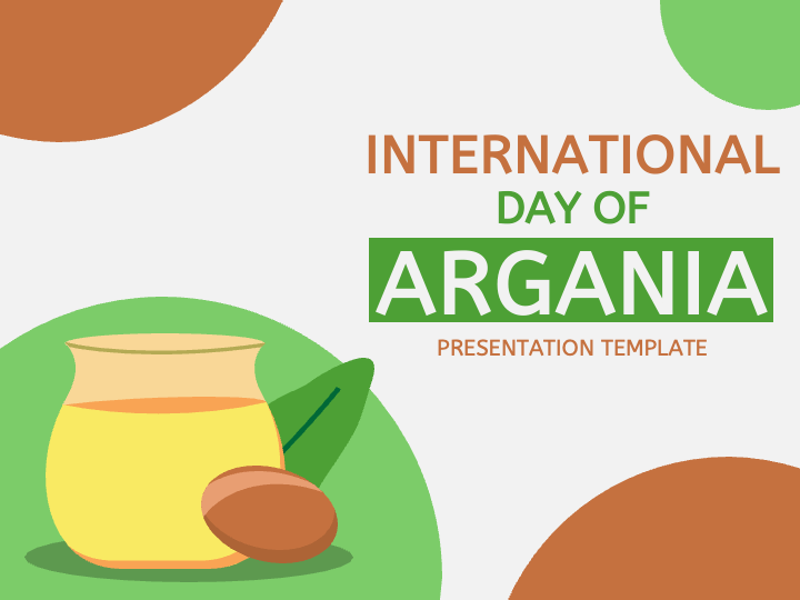 International Day of Argania PPT Slide 1