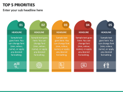 Top 5 Priorities PPT Slide 2