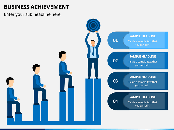 Business Achievement PowerPoint Template | SketchBubble