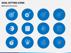 Goal Setting Icons PPT Slide 2