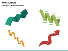 Wave Arrow PPT Slide 4