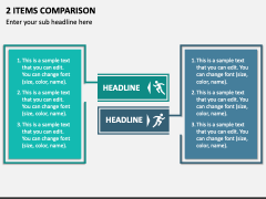 2 Items Comparison PPT Slide 1