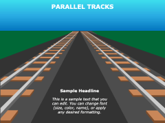 Parallel Tracks PowerPoint Template and Google Slides Theme