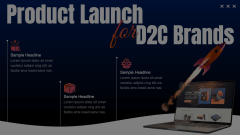 Product Launch Slides for D2C Brands Animated Presentation - SketchBubble