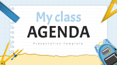 My Class Agenda PPT Slide 1