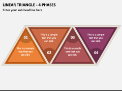Linear Triangle - 4 Phases PPT Slide 1