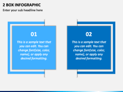2 Box Infographic PPT Slide 2