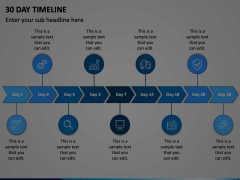30 Day Timeline Animated Presentation - SketchBubble