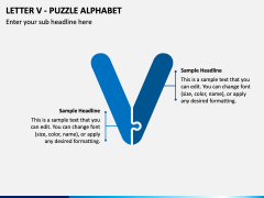 Letter V - Puzzle Alphabet PPT Slide 1