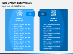 Two Option Comparison PPT Slide 2