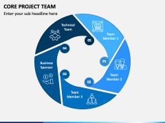 Core Project Team PowerPoint and Google Slides Template - PPT Slides