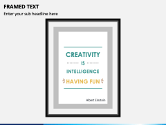 Framed Text PPT Slide 7