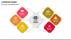 6 Creative Stages PPT Slide 1