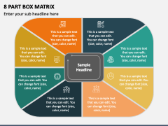 8 Part Box Matrix PowerPoint Presentation Slides - PPT Template