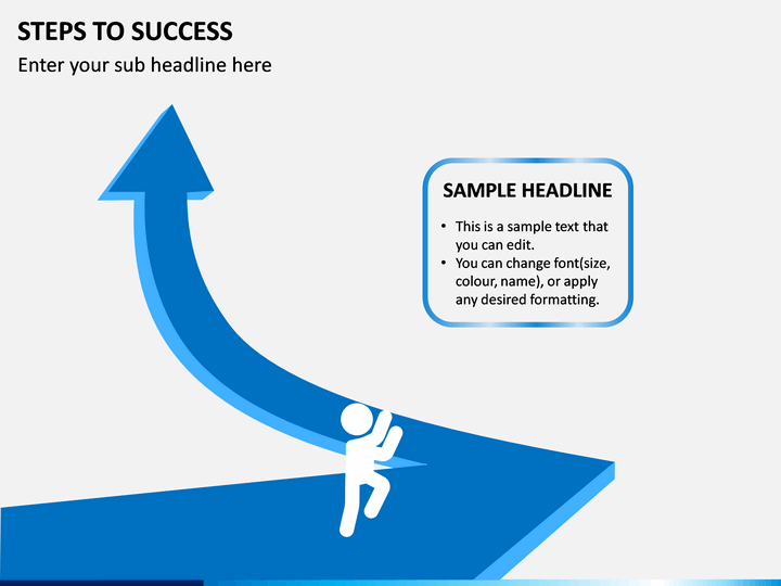 Steps To Success PPT Slide 1