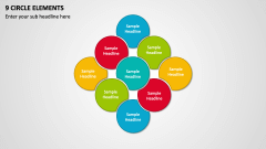9 Circle Elements PPT Slide 1