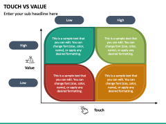 Touch Vs Value PowerPoint Template - PPT Slides